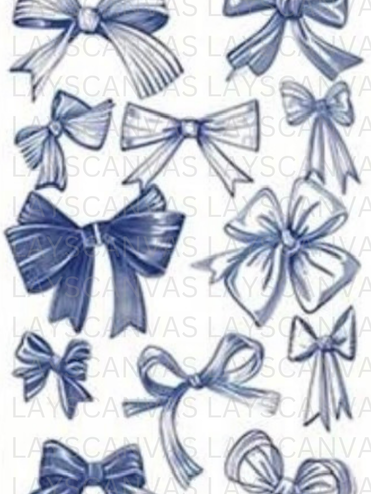 Blue Bow Display