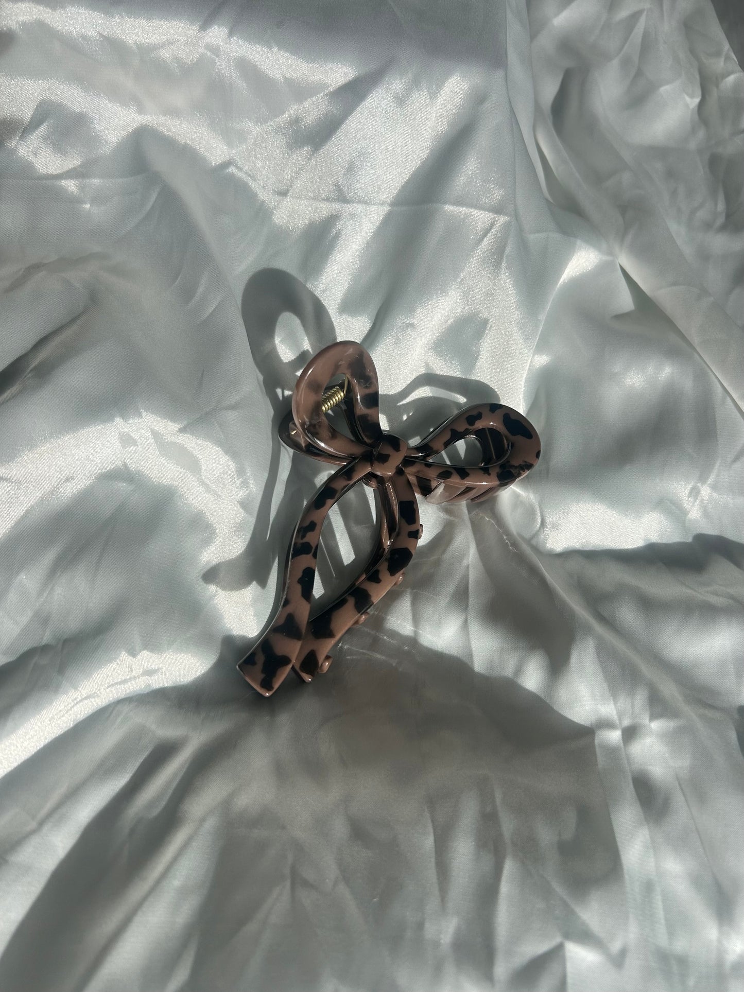 PREORDER Leopard Print Bow Claw Clip