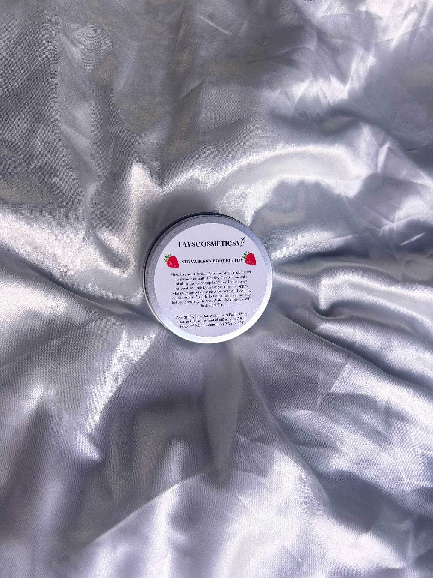 Strawberry body butter